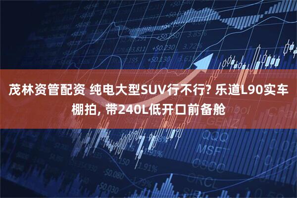 茂林资管配资 纯电大型SUV行不行? 乐道L90实车棚拍, 带240L低开口前备舱