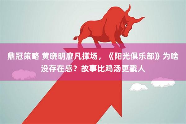 鼎冠策略 黄晓明廖凡撑场，《阳光俱乐部》为啥没存在感？故事比鸡汤更戳人